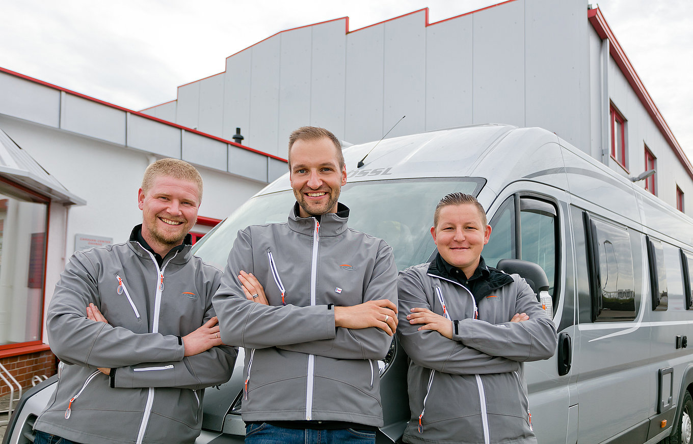 Caravan-Center Dahnke Werkstatt-Team